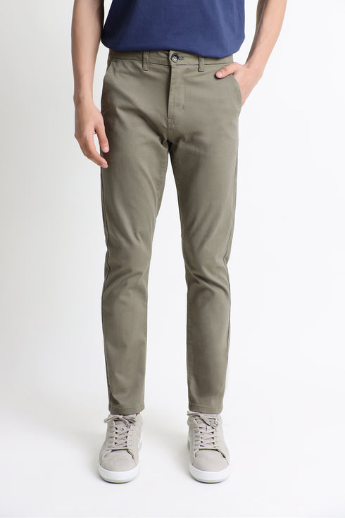 The Slim Fit Olive Green Chino